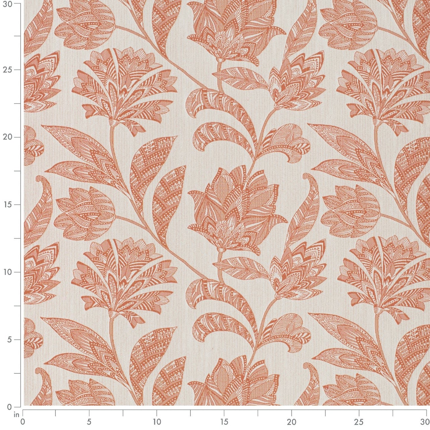 Anna Terracotta - Folio Fabrics