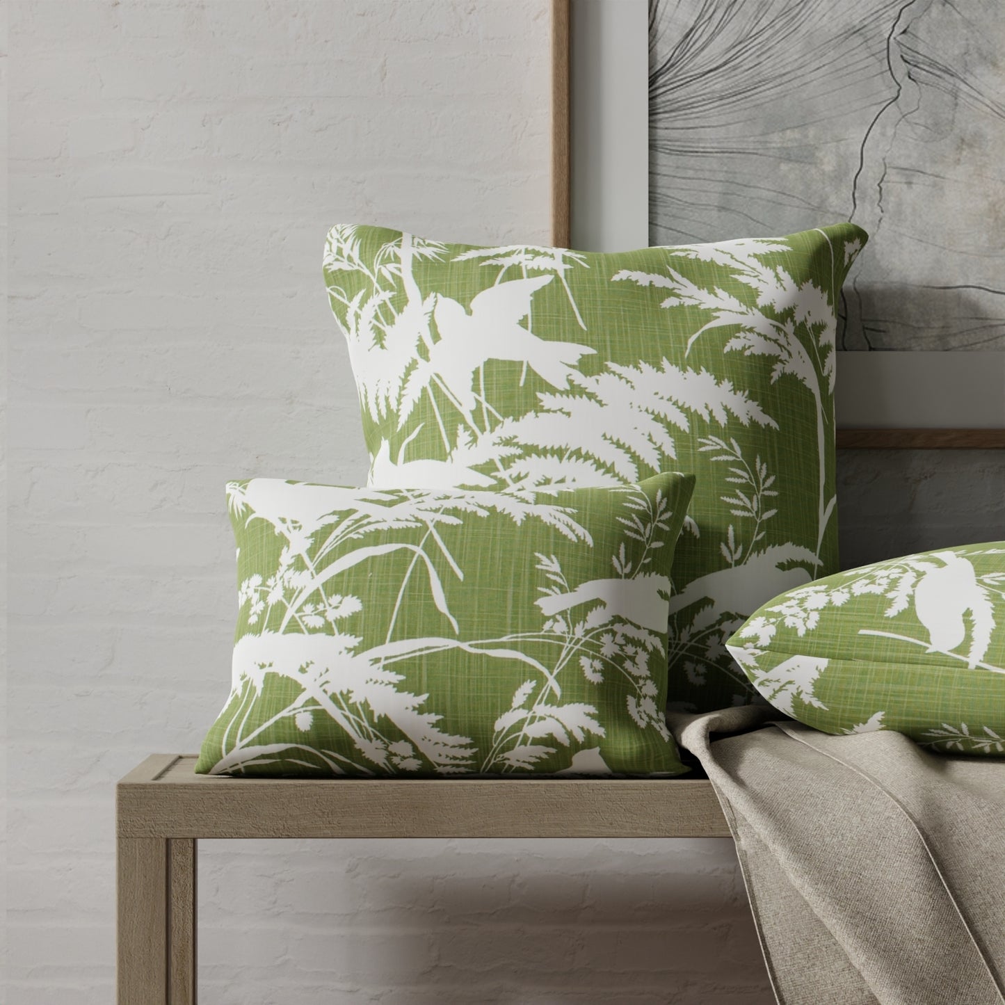 Antrim Basil - Folio Fabrics