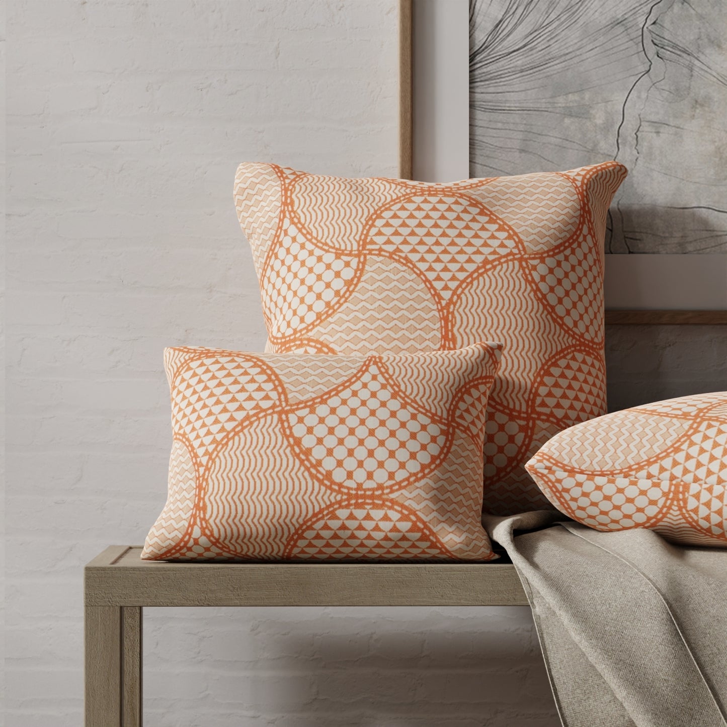 Arwen Ginger - Folio Fabrics