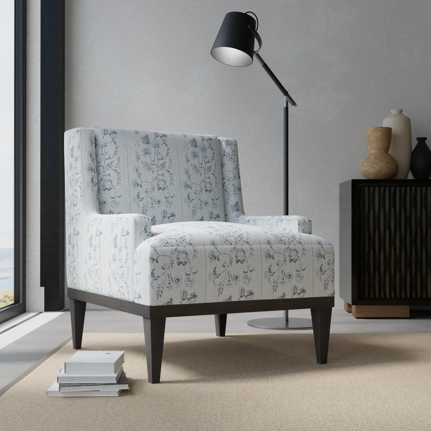 Augustine Powder Blue - Folio Fabrics