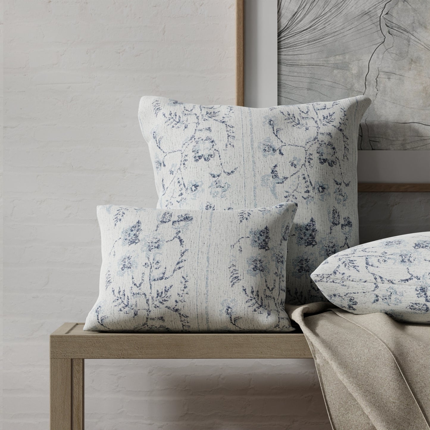 Augustine Powder Blue - Folio Fabrics
