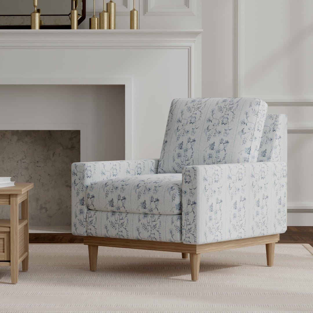 Augustine Powder Blue - Folio Fabrics