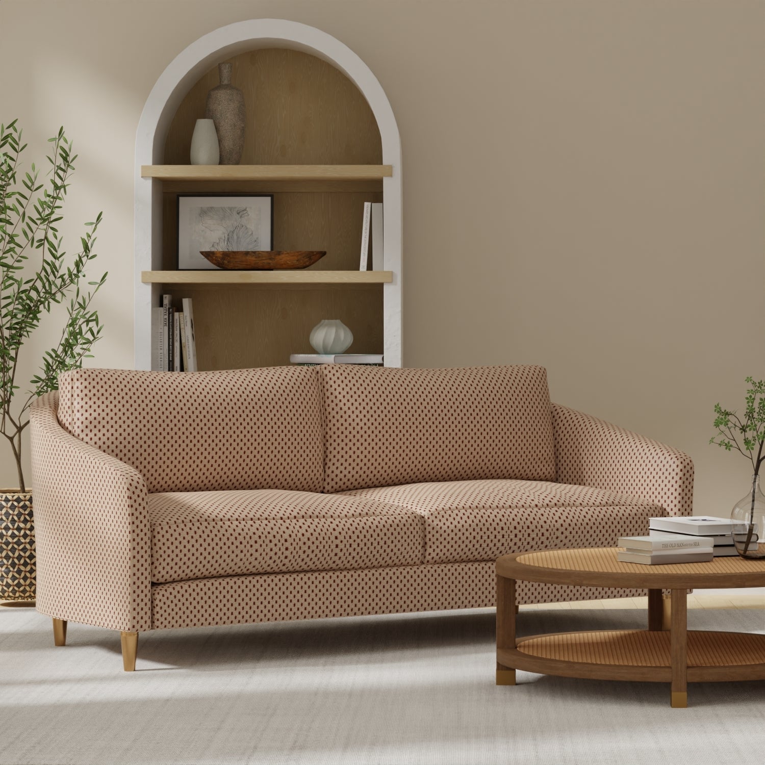Barnaby Burgundy - Folio Fabrics