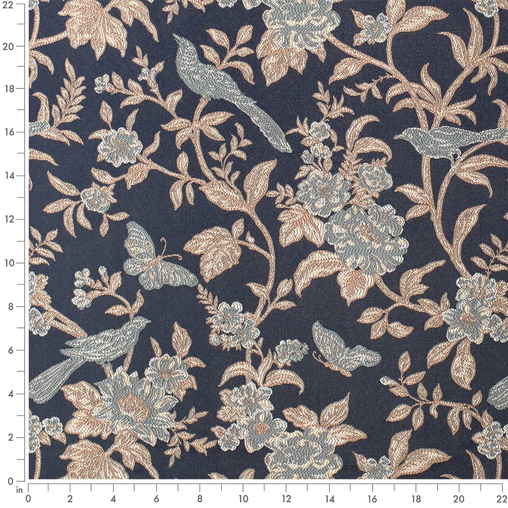 Boaz Midnight - Folio Fabrics