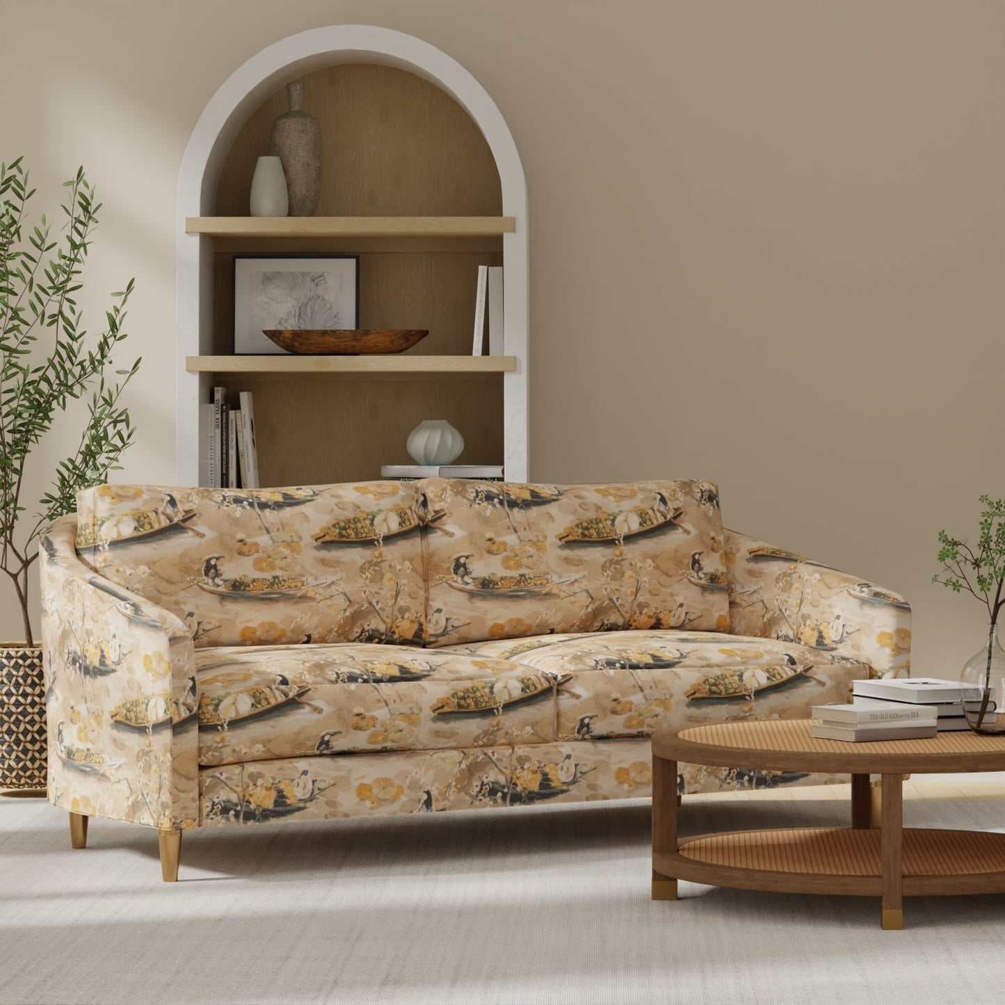 Borden Sepia - Folio Fabrics