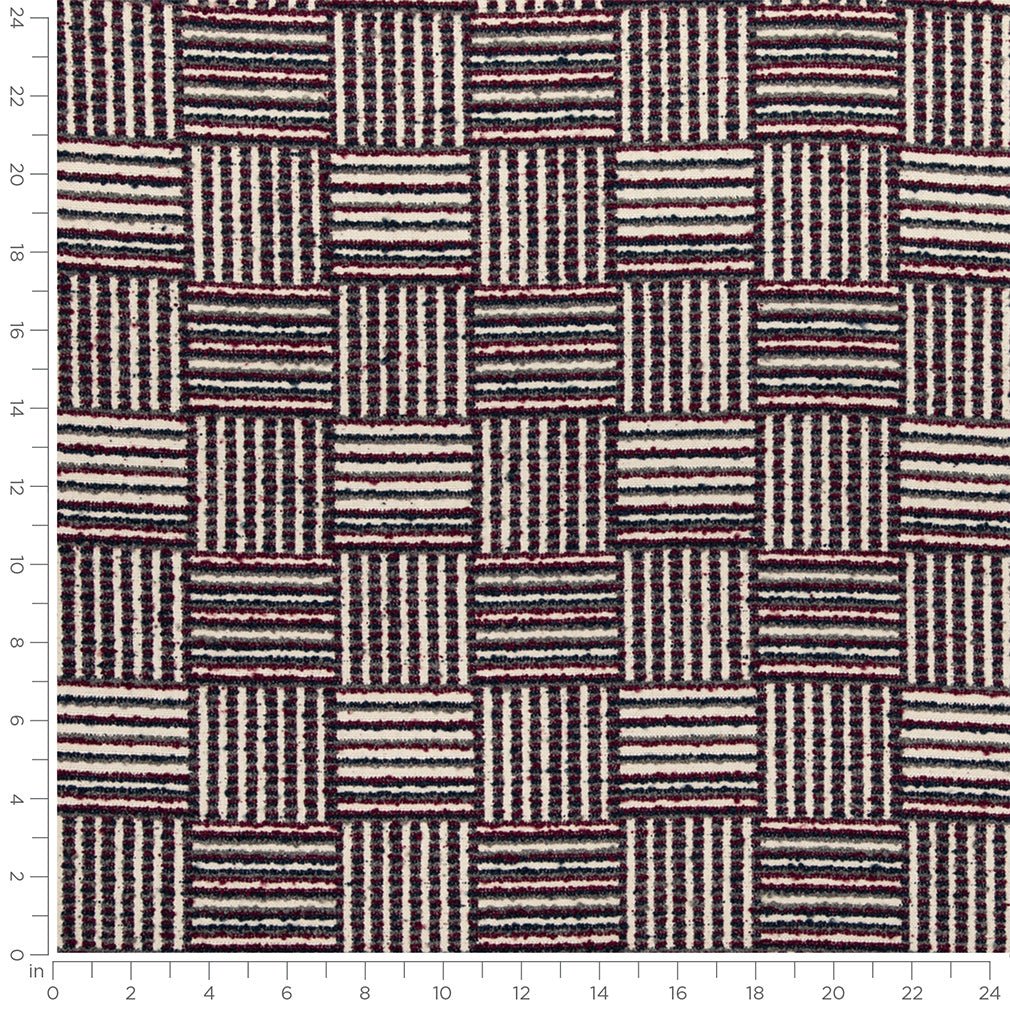 Brainerd Eggplant - Folio Fabrics