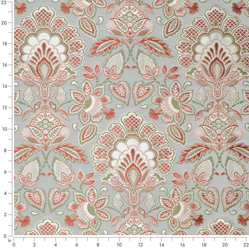 Cathleen Aqua - Folio Fabrics