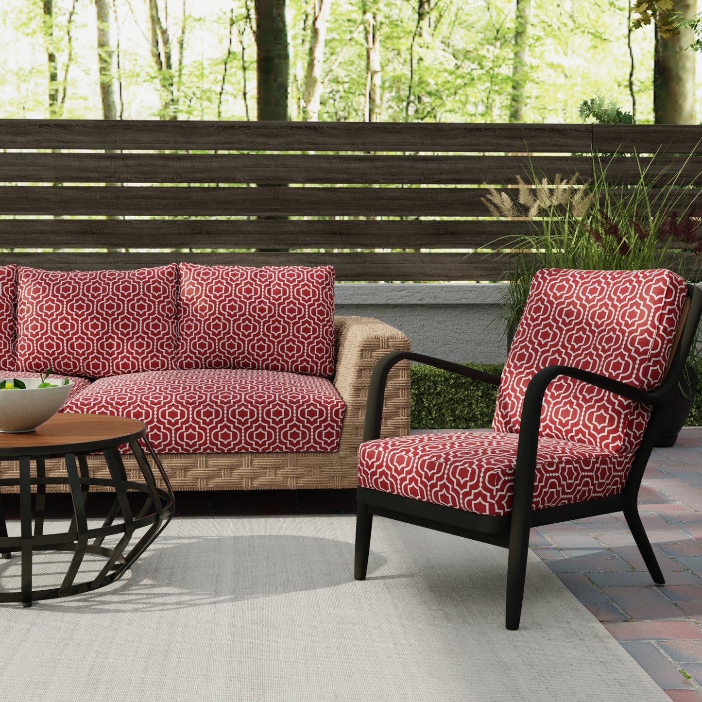 Corwin Crimson - Folio Fabrics