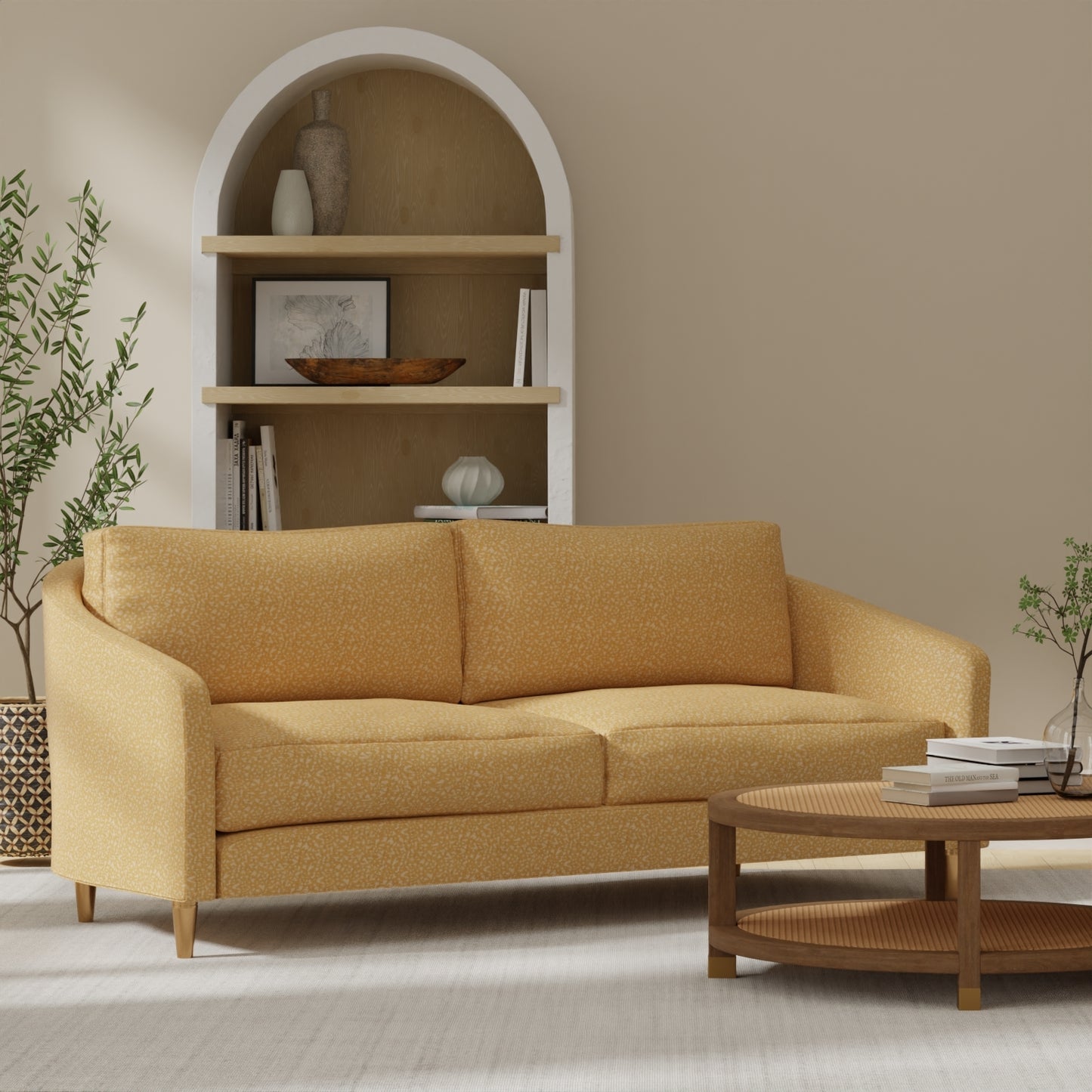 Destiny Saffron - Folio Fabrics