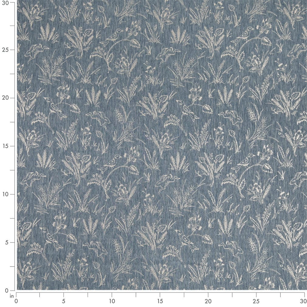 Elias Bluebell - Folio Fabrics