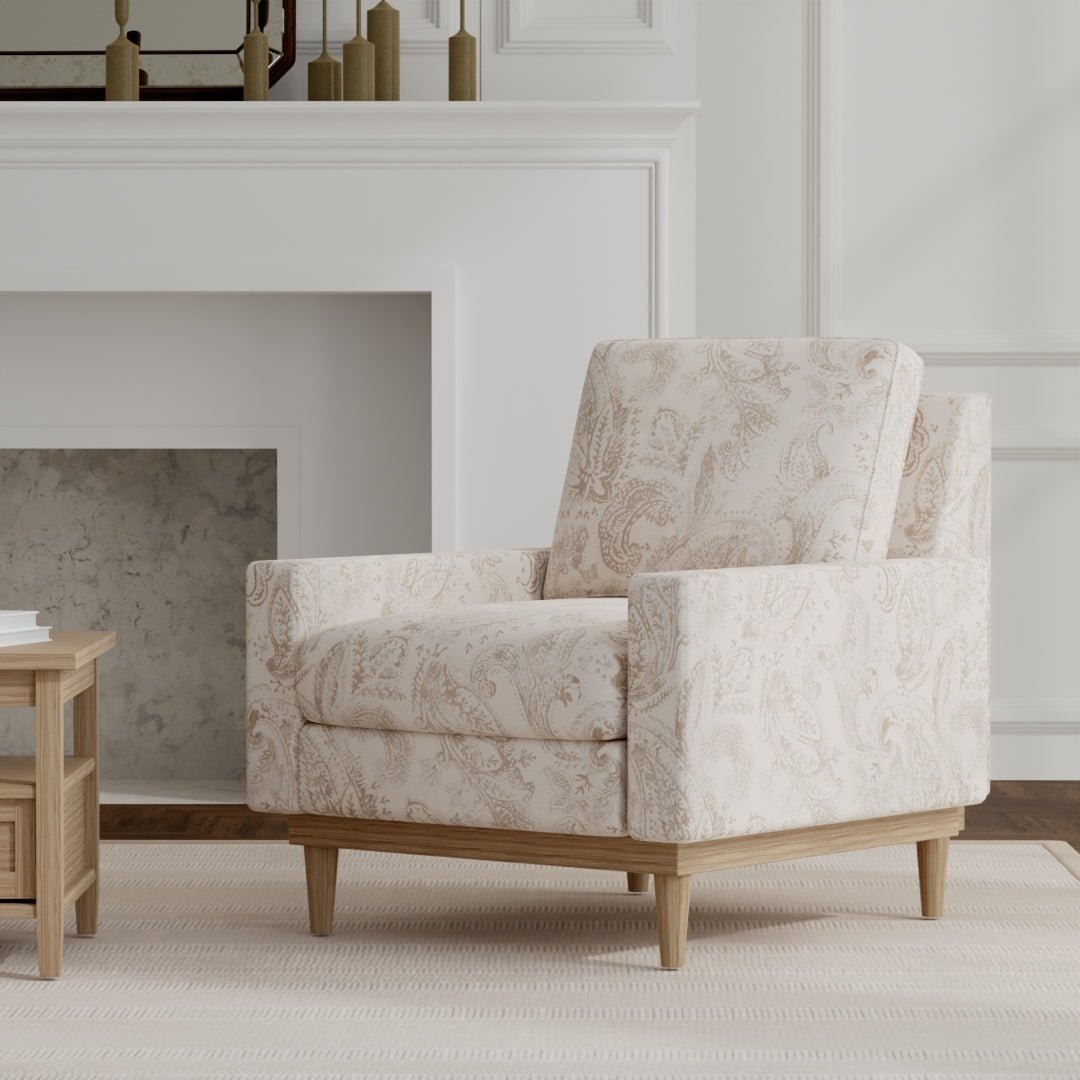 Elliana Khaki - Folio Fabrics