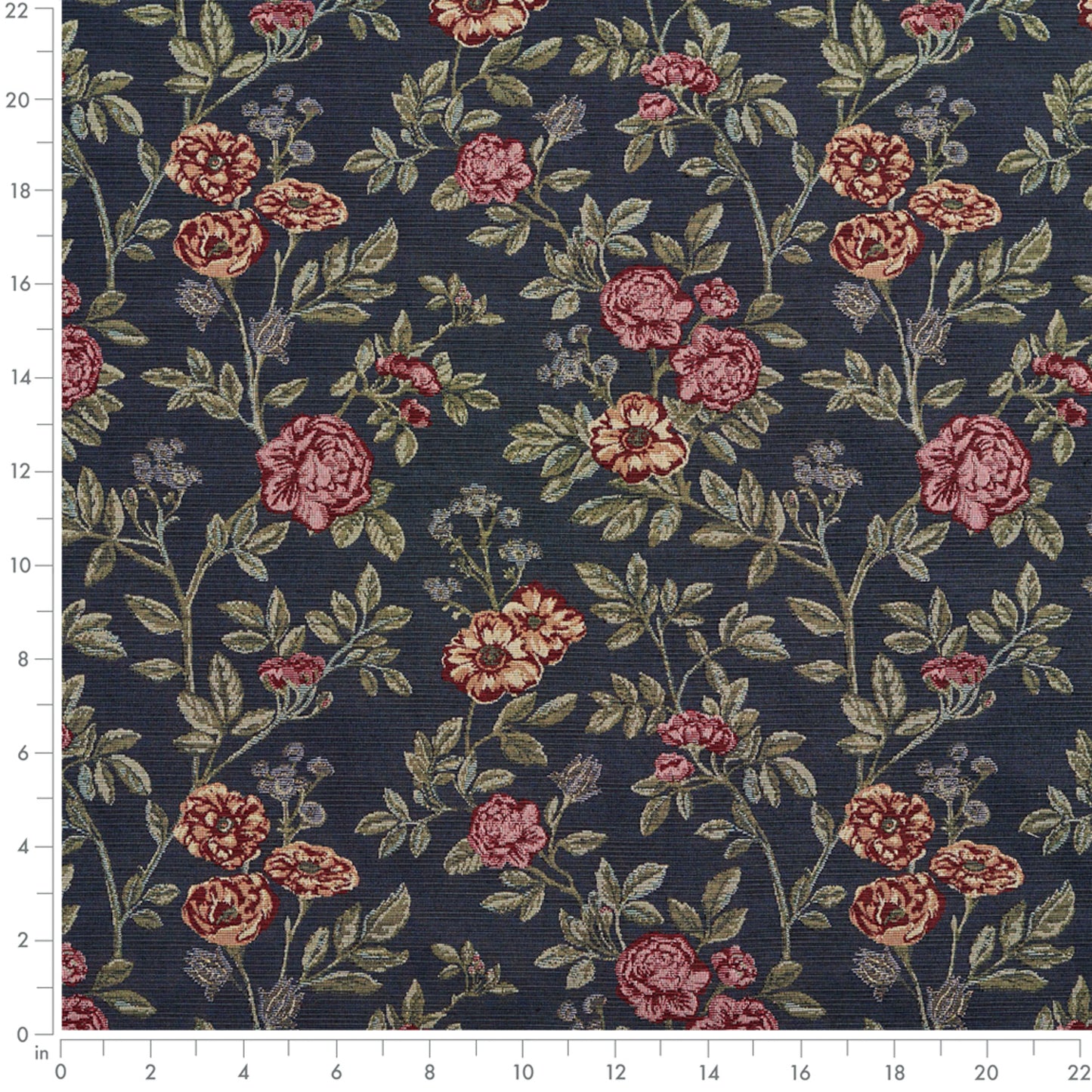 Faye Navy - Folio Fabrics