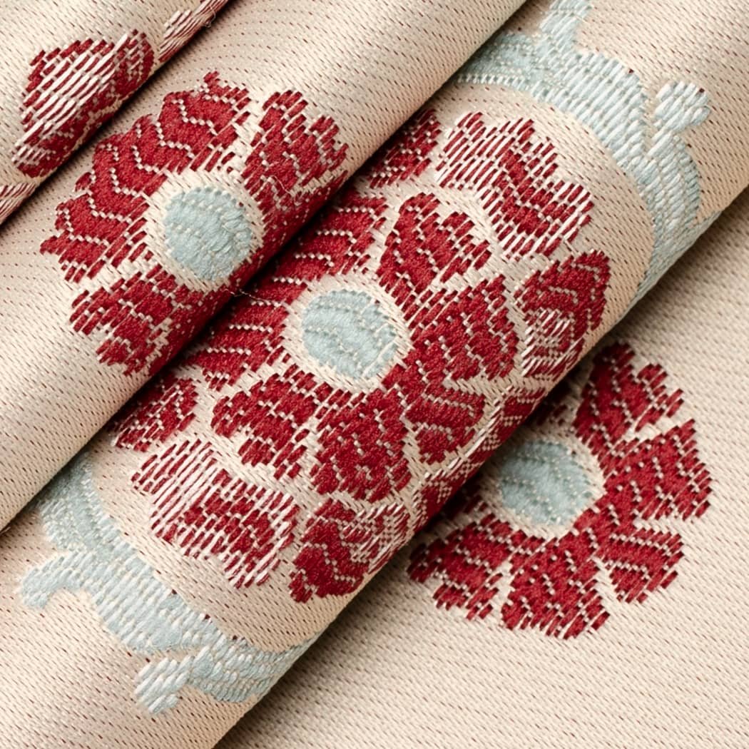 Fernando Red Rose - Folio Fabrics