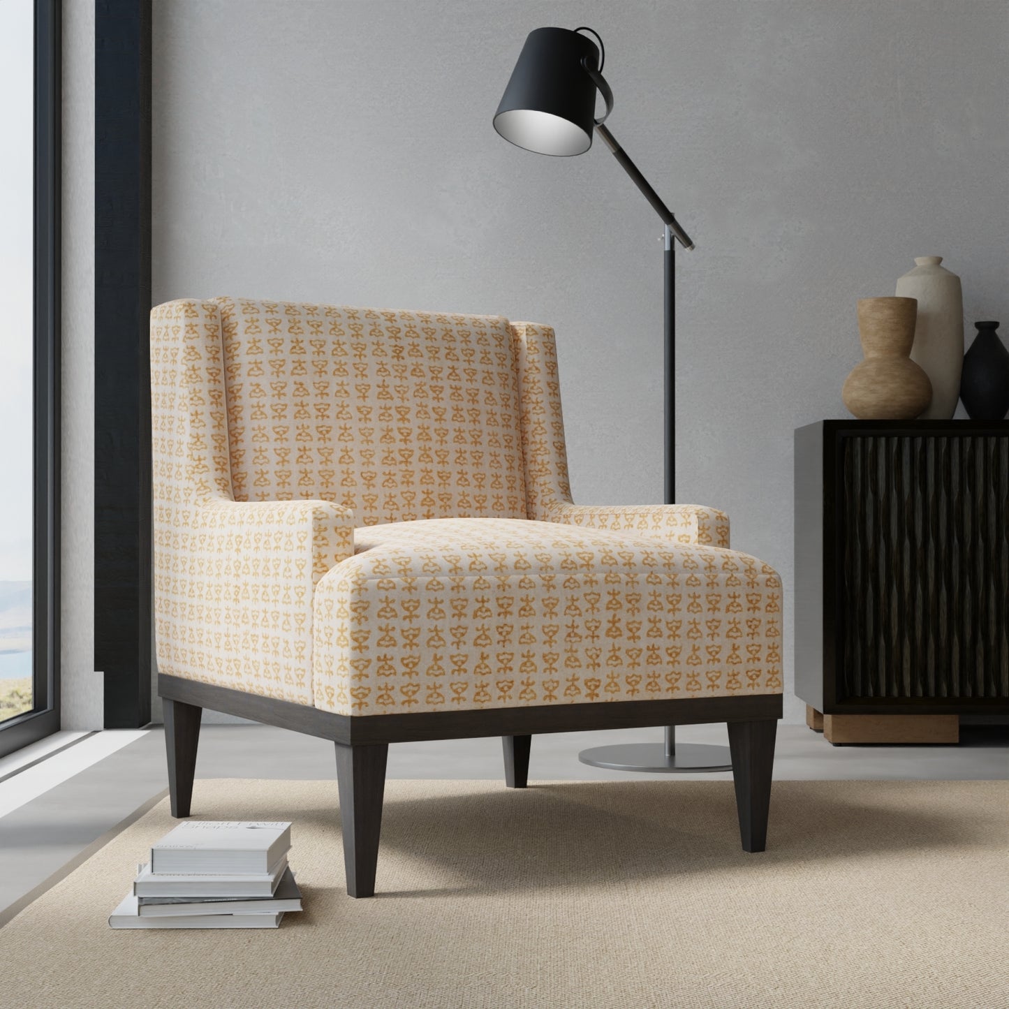 Ferry Saffron - Folio Fabrics