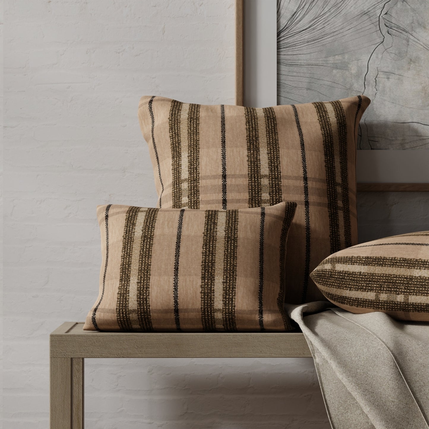 Finbar Basil - Folio Fabrics
