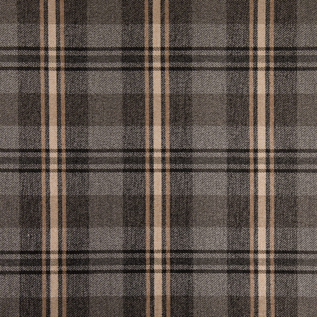 Gertrude Charcoal - Folio Fabrics