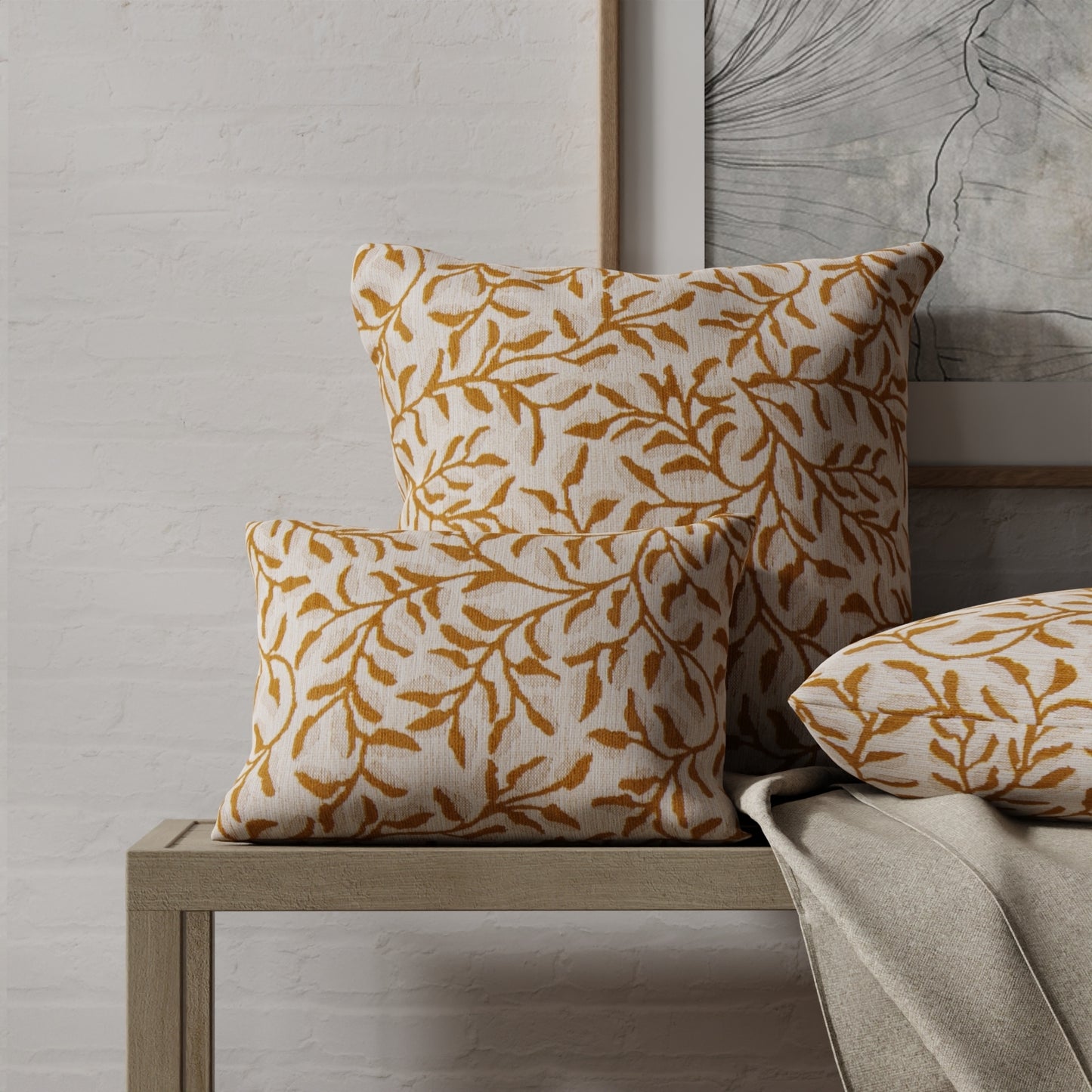 Hedwig Camel - Folio Fabrics