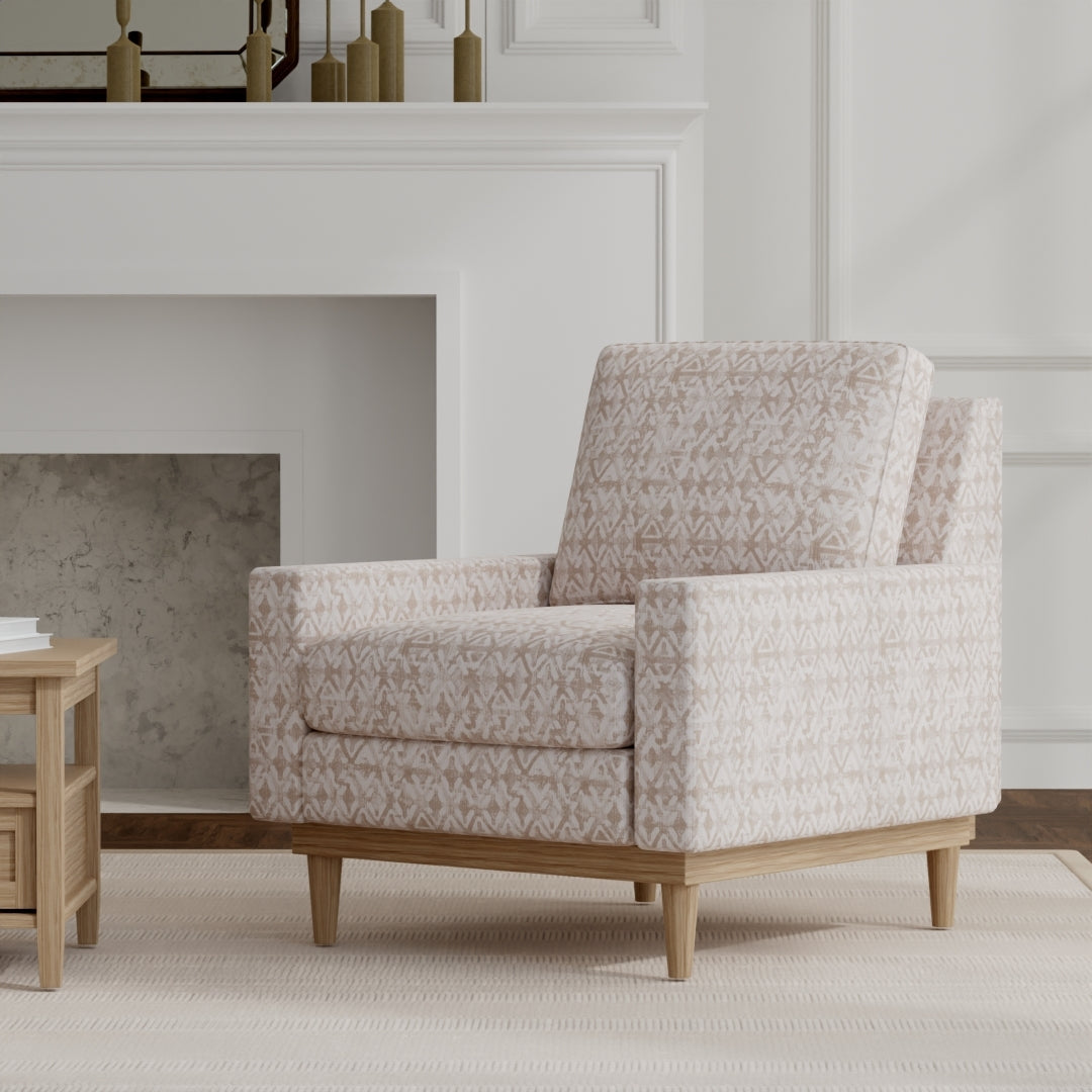 Huck Almond - Folio Fabrics