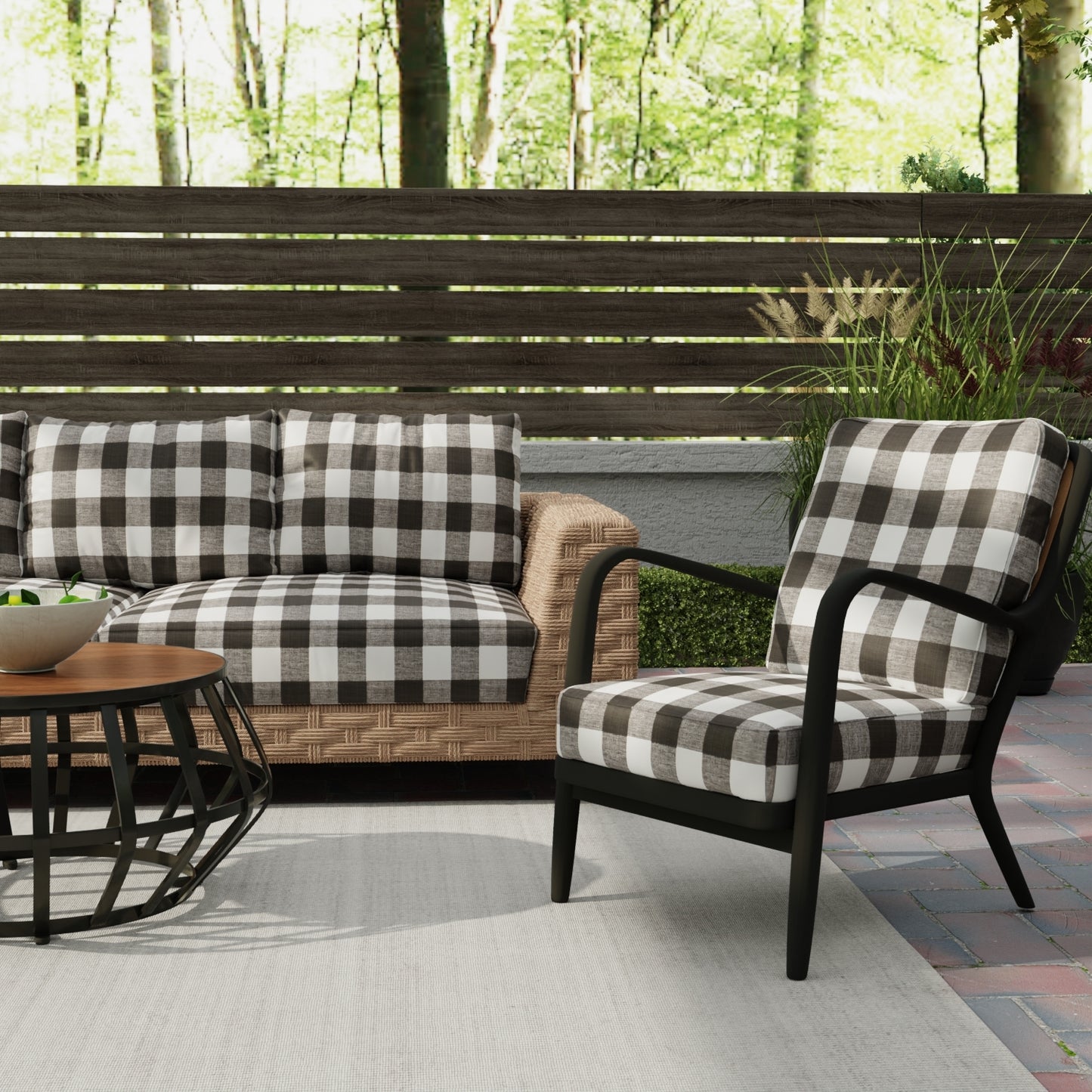 Jaelyn Graphite - Folio Fabrics