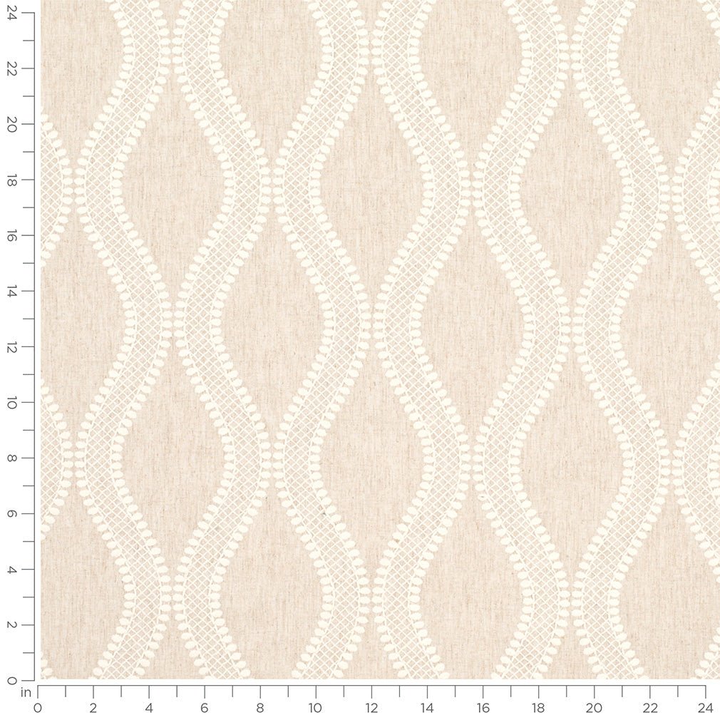Lowry Eggshell - Folio Fabrics