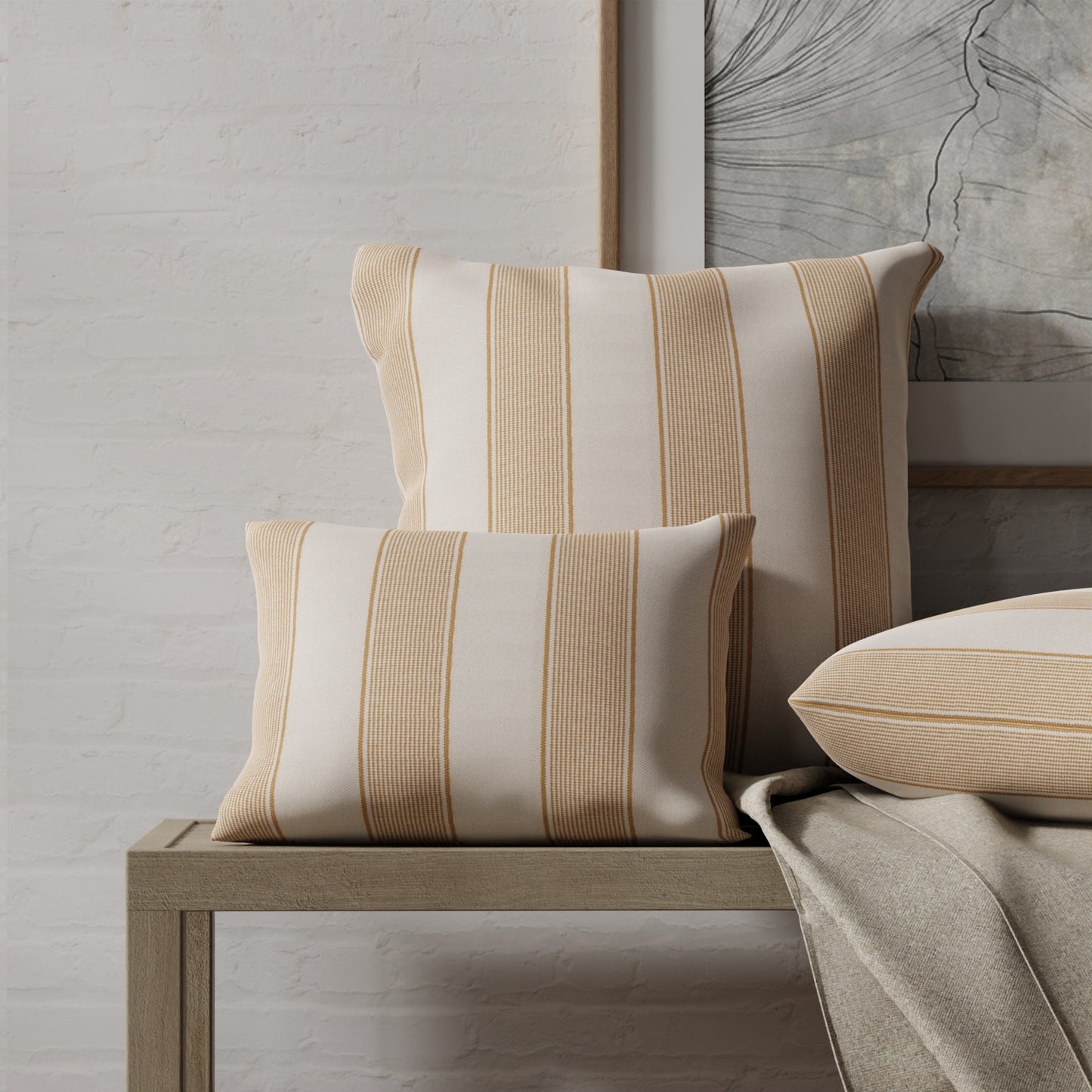 Maude Pecan - Folio Fabrics