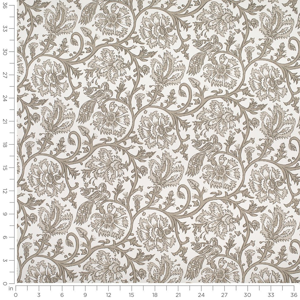 Meriwether Truffle - Folio Fabrics