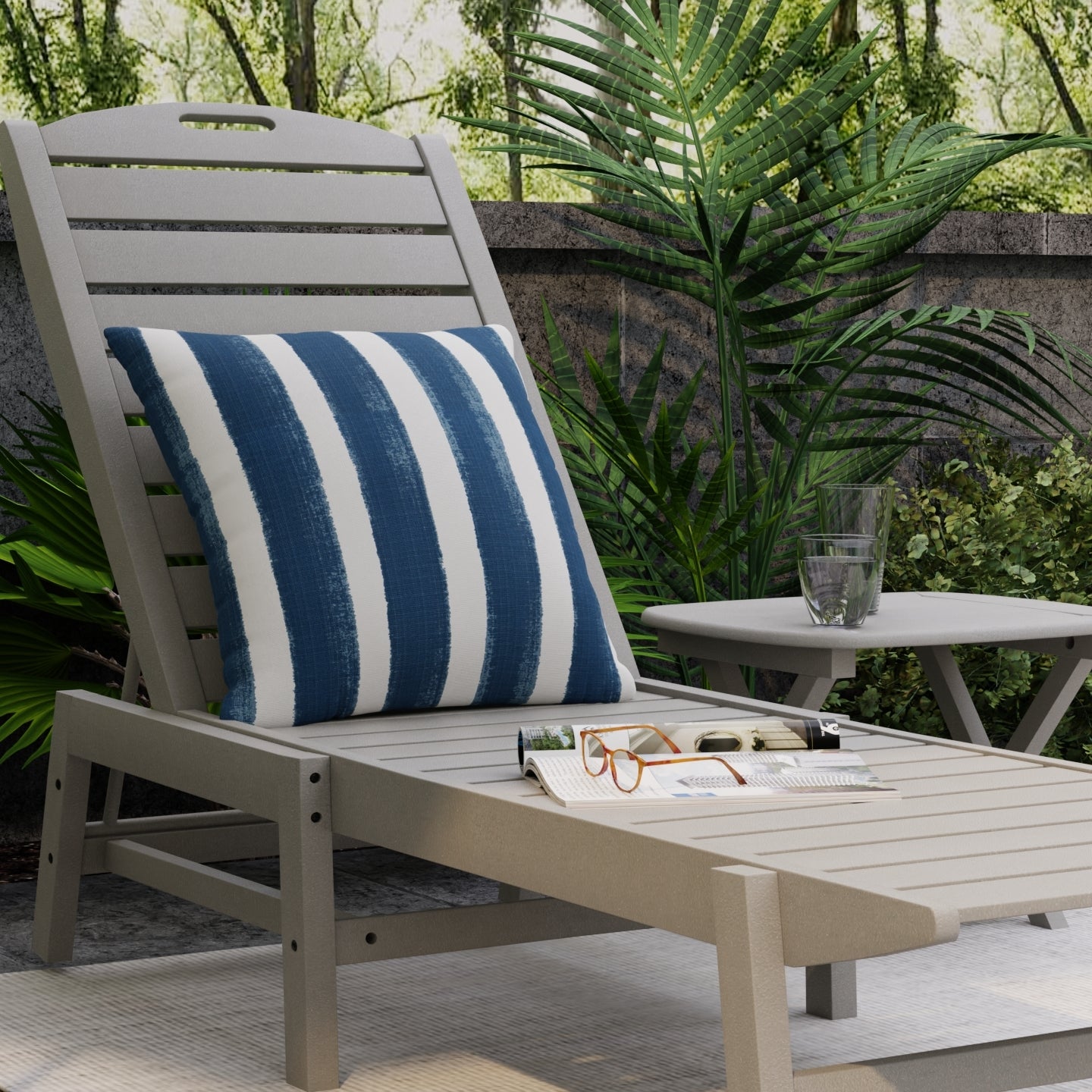 Michaela Navy - Folio Fabrics