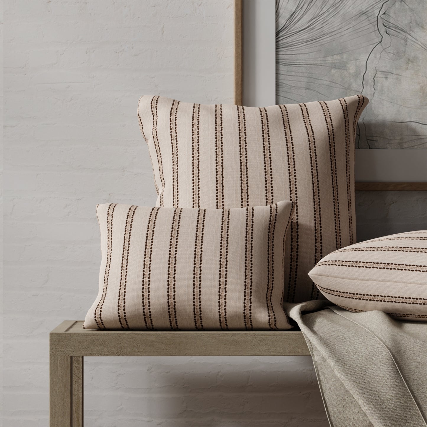 Oberon Sepia - Folio Fabrics