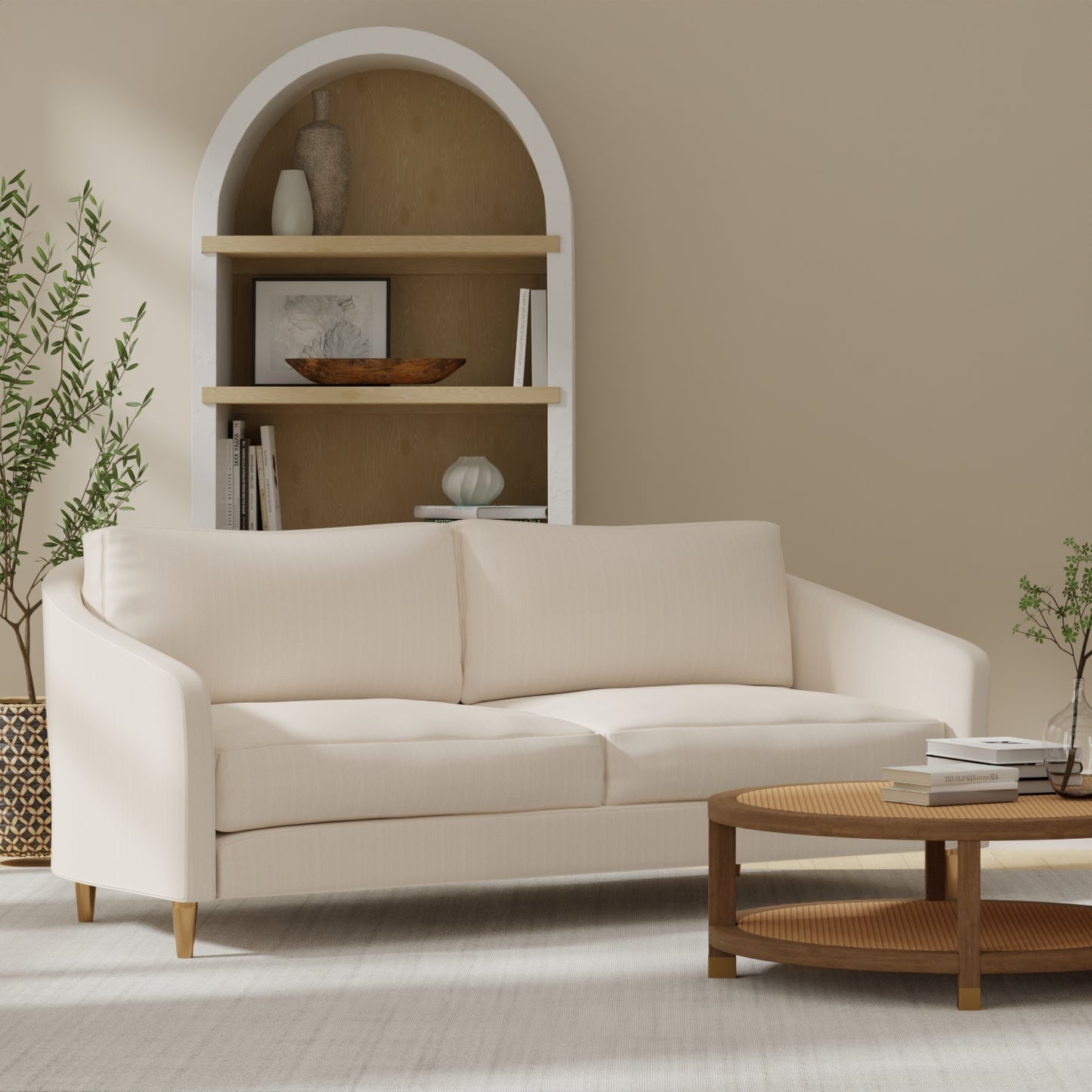 Onslow Custard - Folio Fabrics