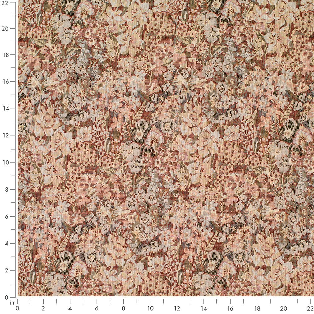 Petunia Mahogany - Folio Fabrics