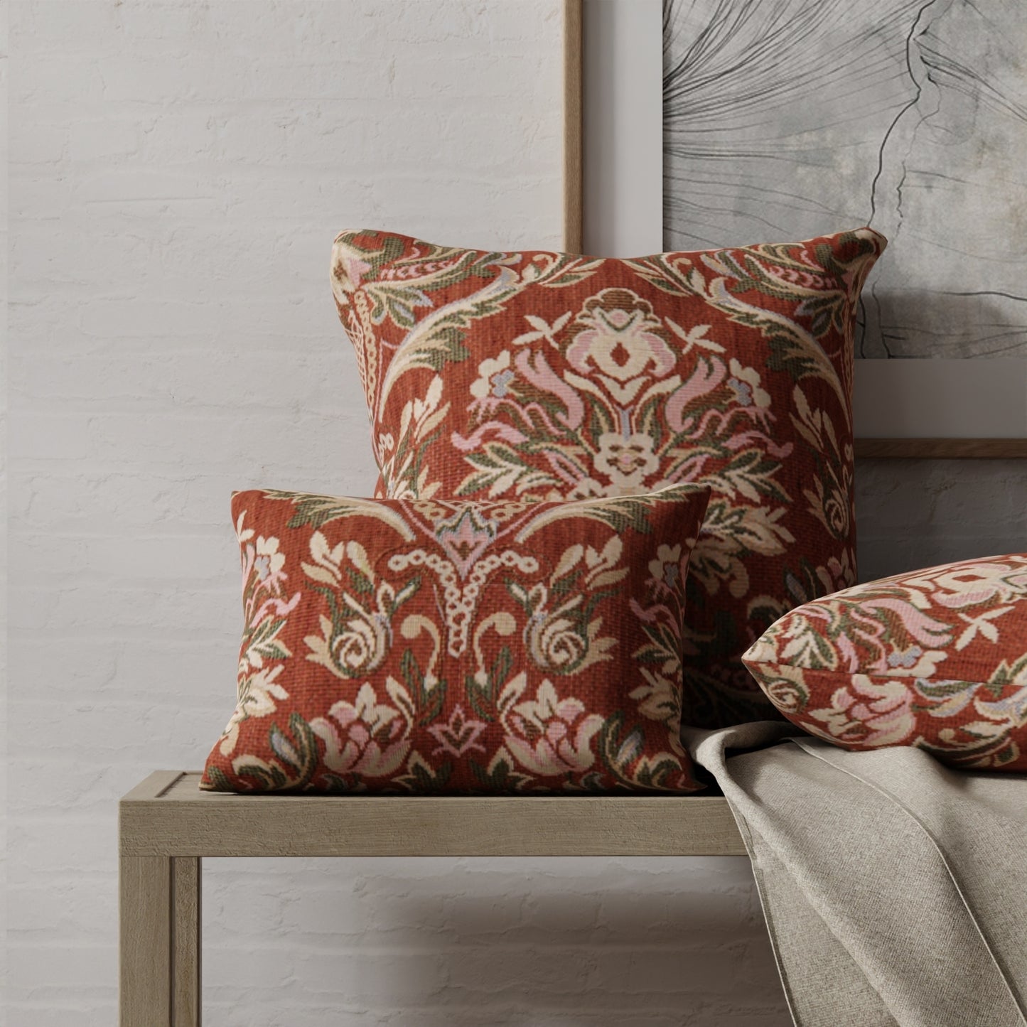 Portage Red - Folio Fabrics