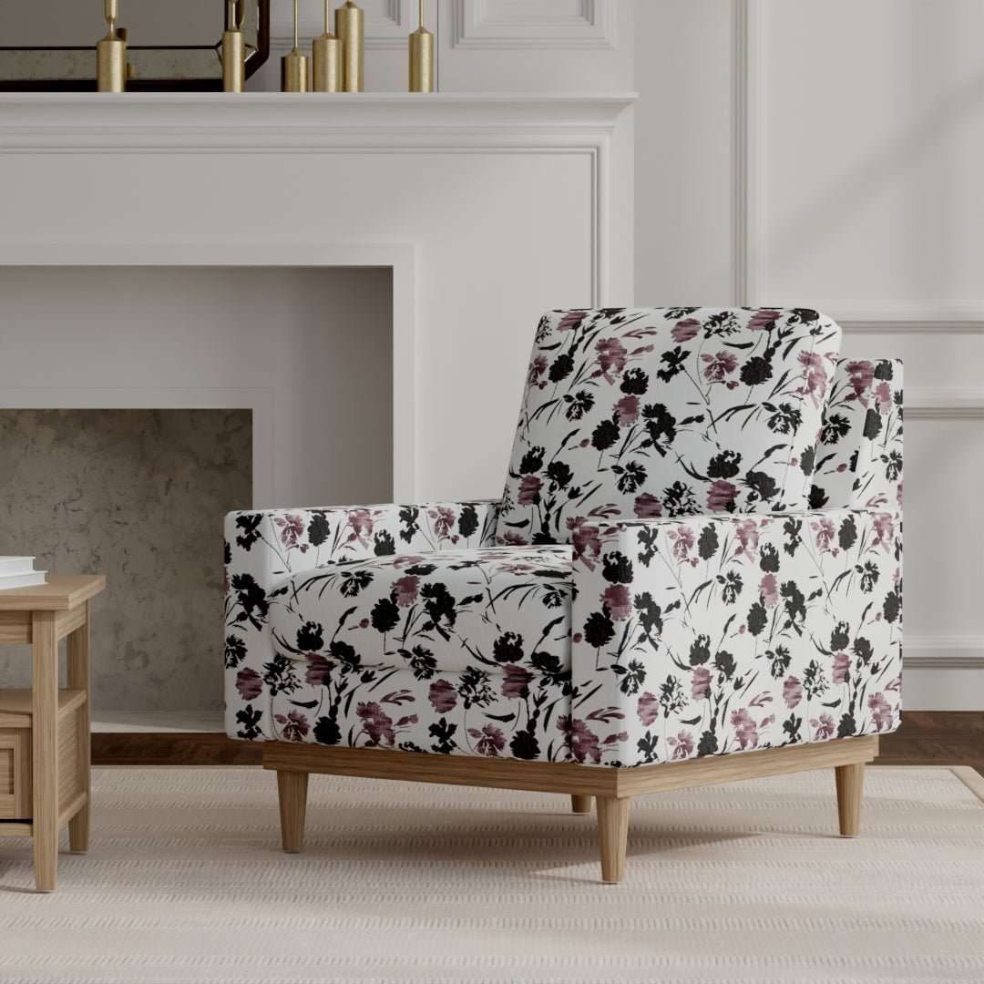 Robbie Aubergine - Folio Fabrics