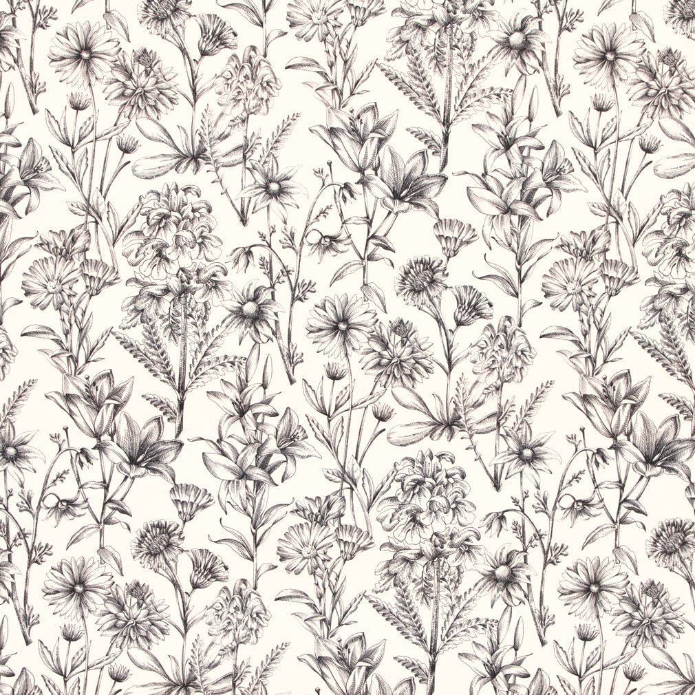 Rush Charcoal - Folio Fabrics