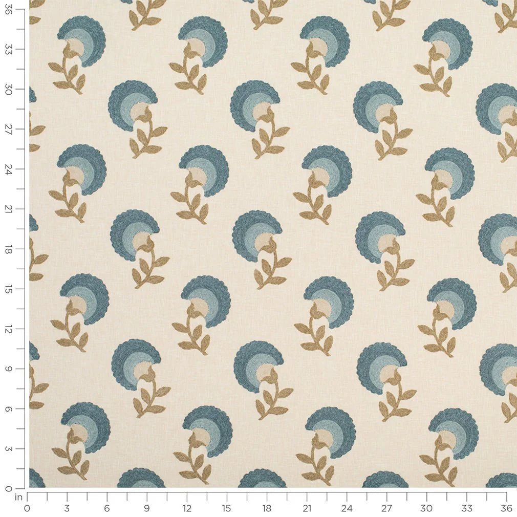 Saginaw Bluebonnet - Folio Fabrics