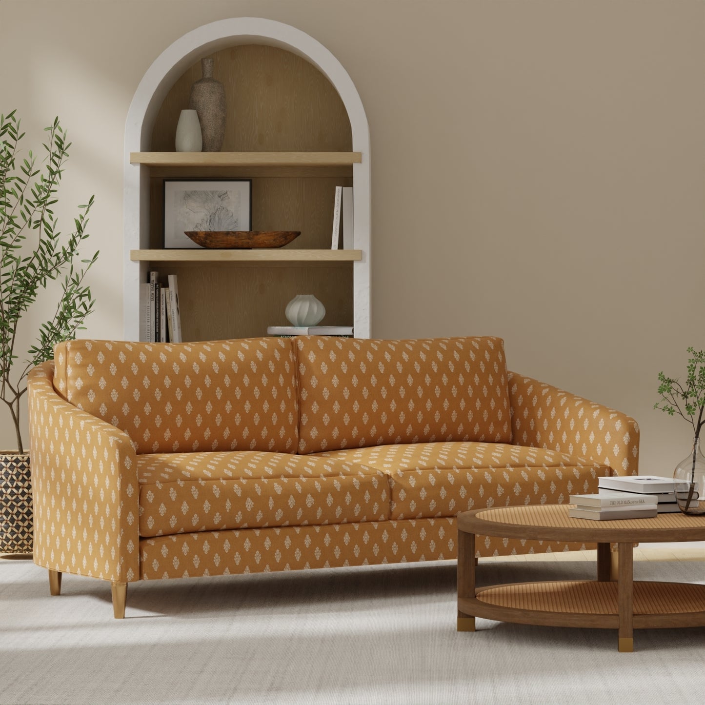 Sloan Ochre - Folio Fabrics