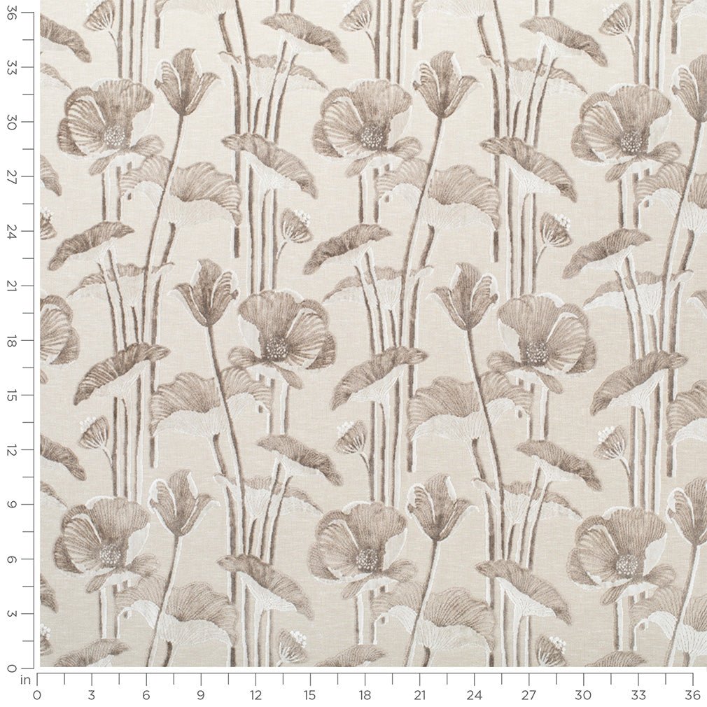 Tipton Mushroom - Folio Fabrics
