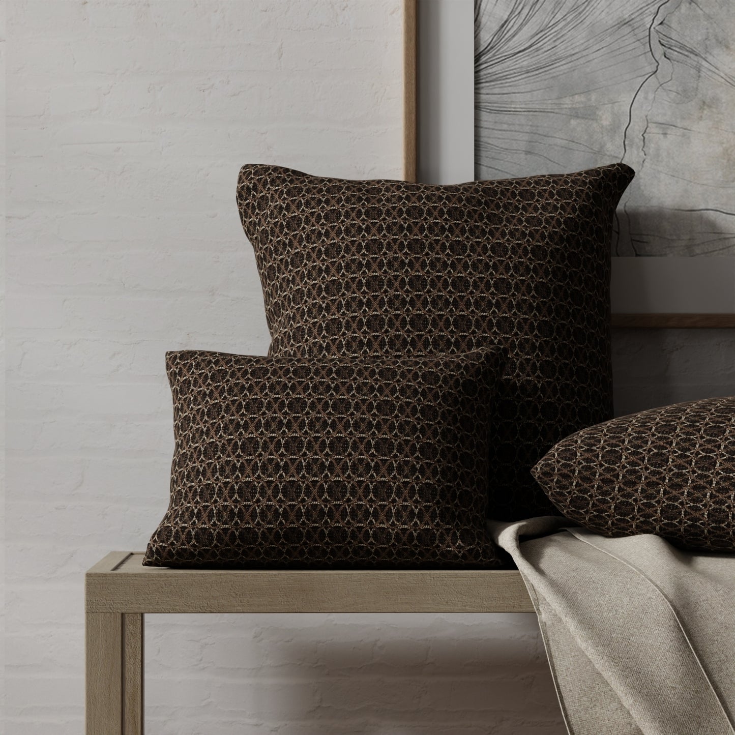 Tupper Charcoal - Folio Fabrics