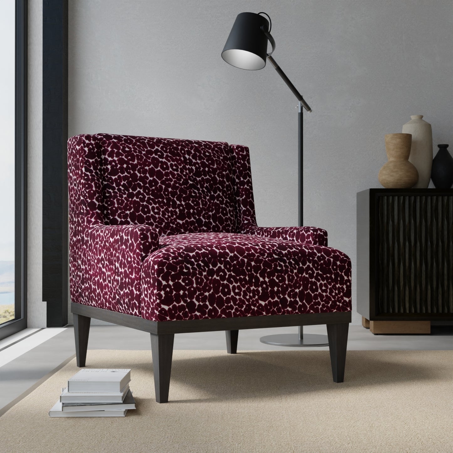 Wagoner Merlot - Folio Fabrics