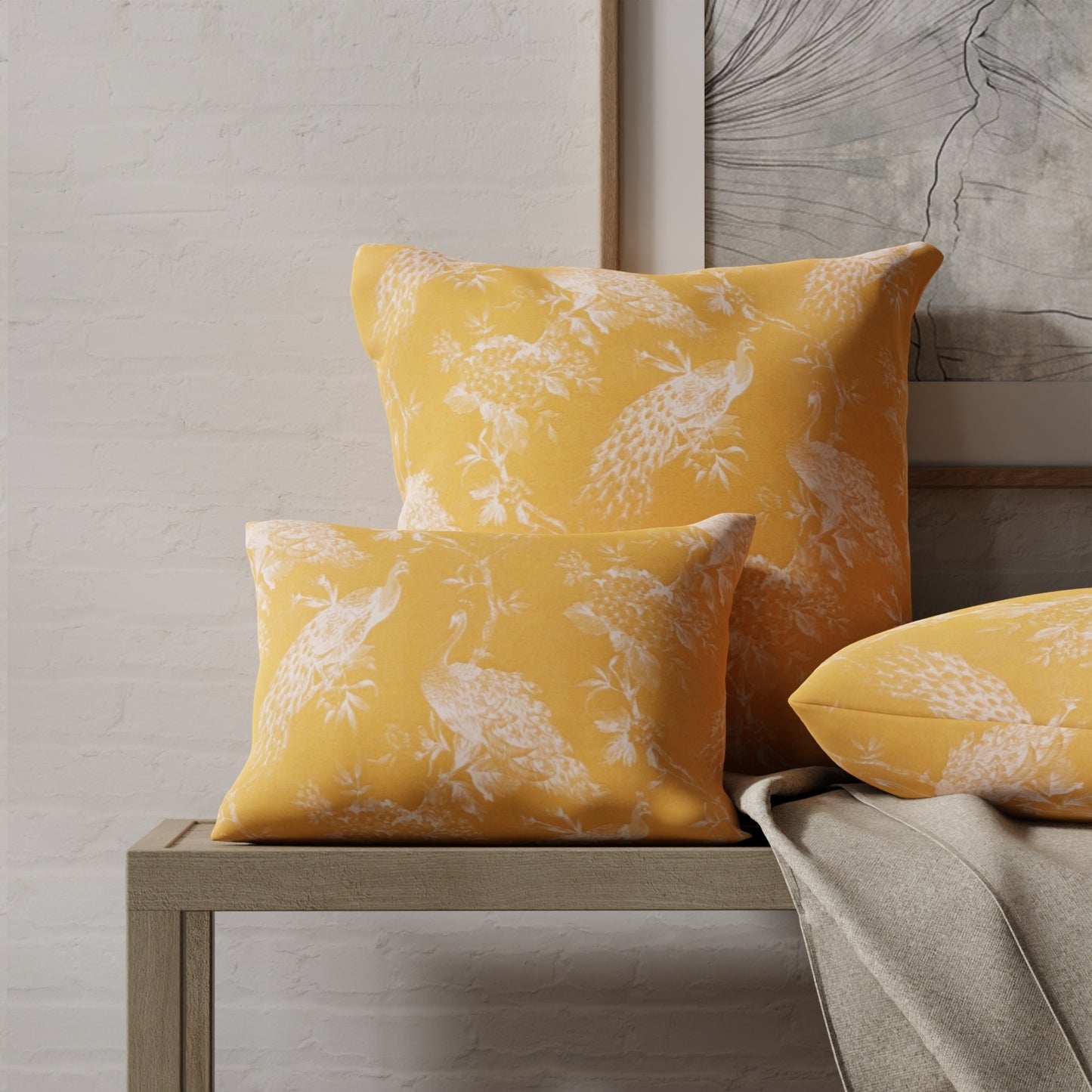 Wharton Gold - Folio Fabrics