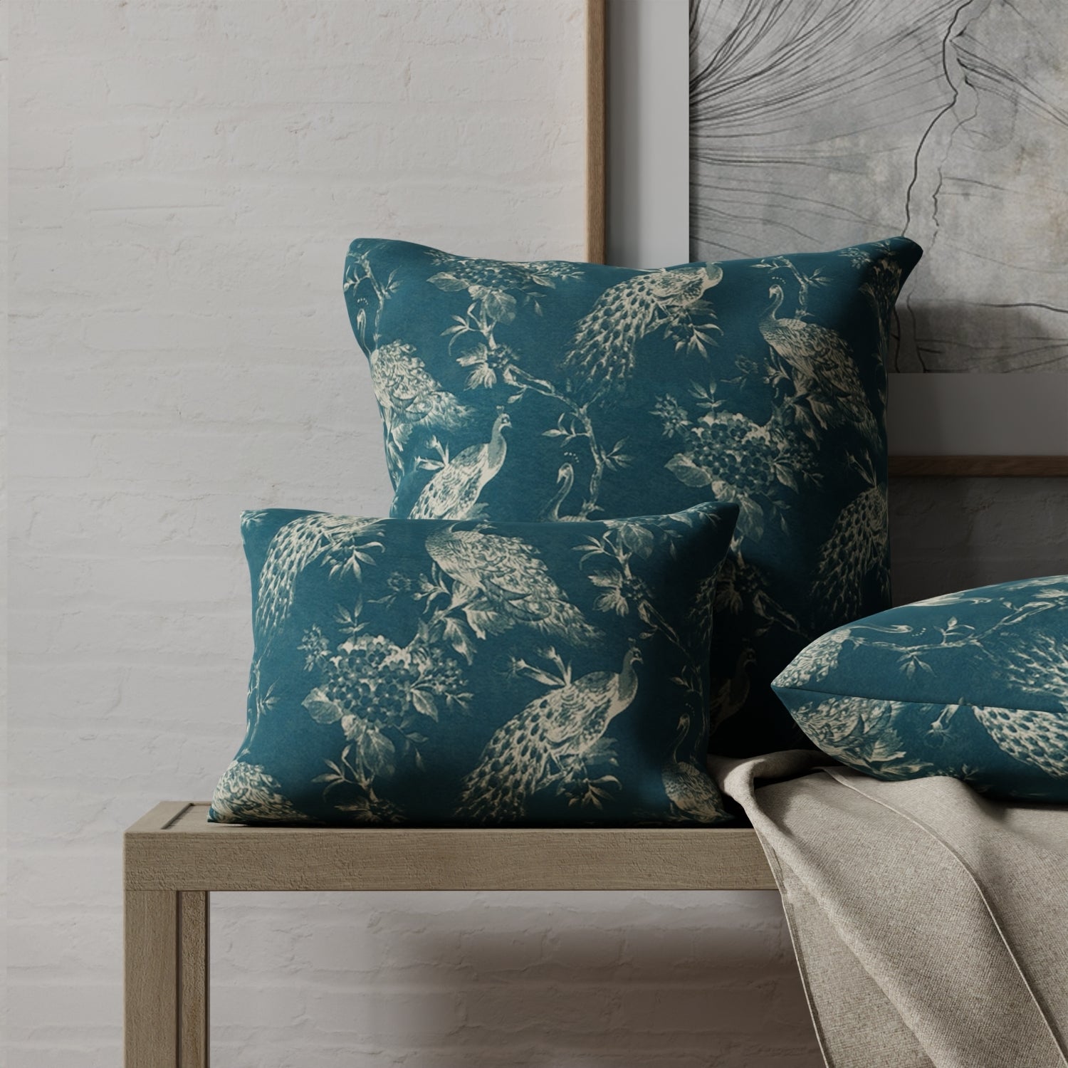 Wharton Peacock - Folio Fabrics