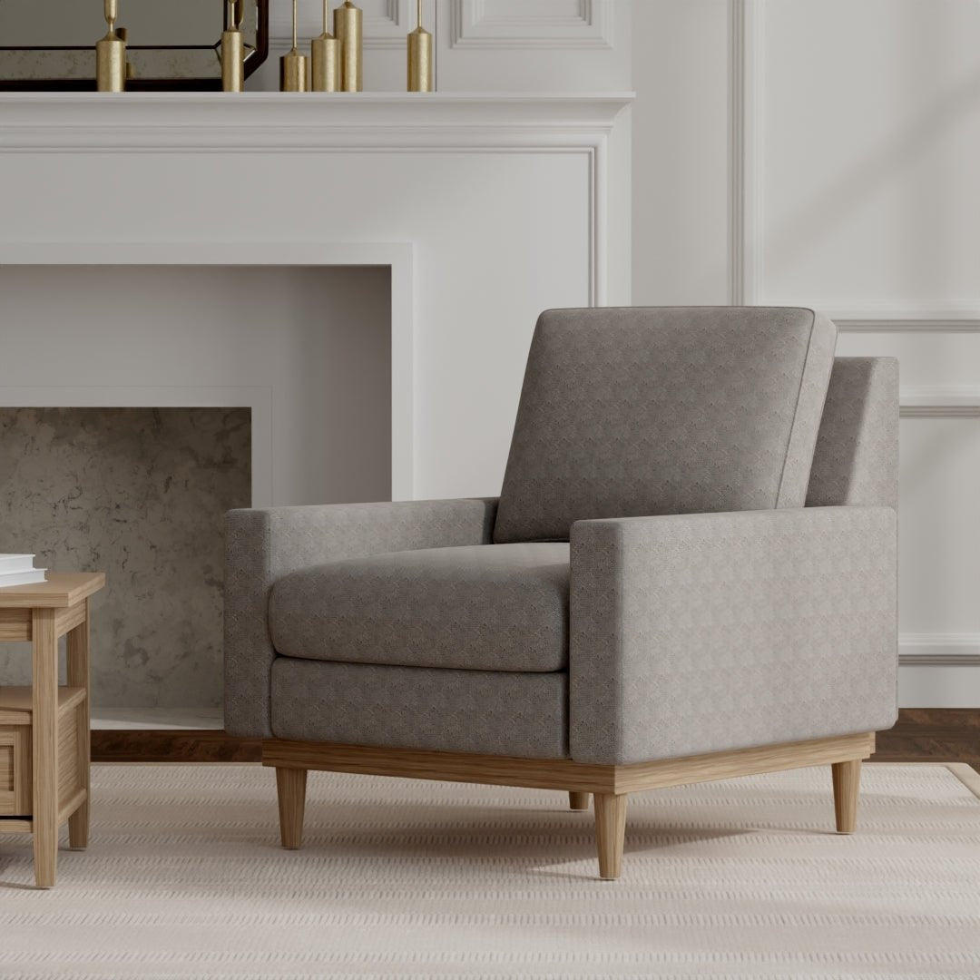 Woodbury Gunmetal - Folio Fabrics
