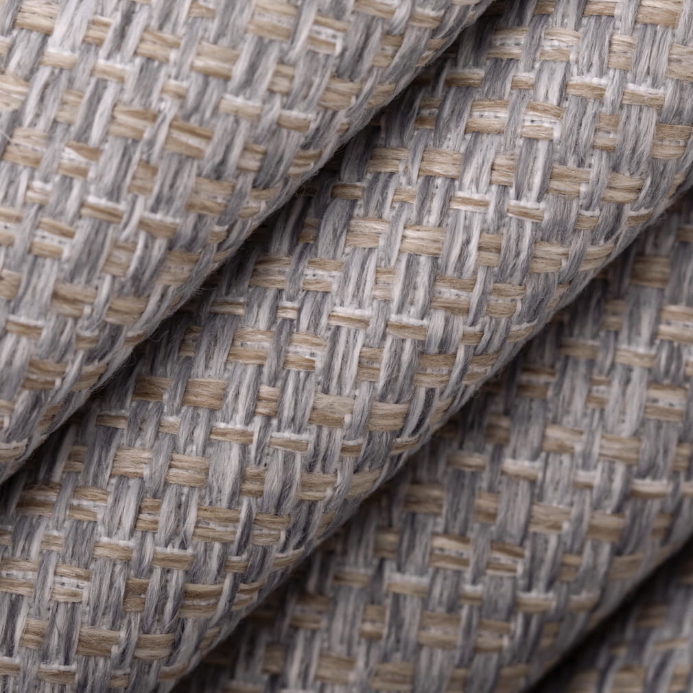 Woodrow Pebble - Folio Fabrics