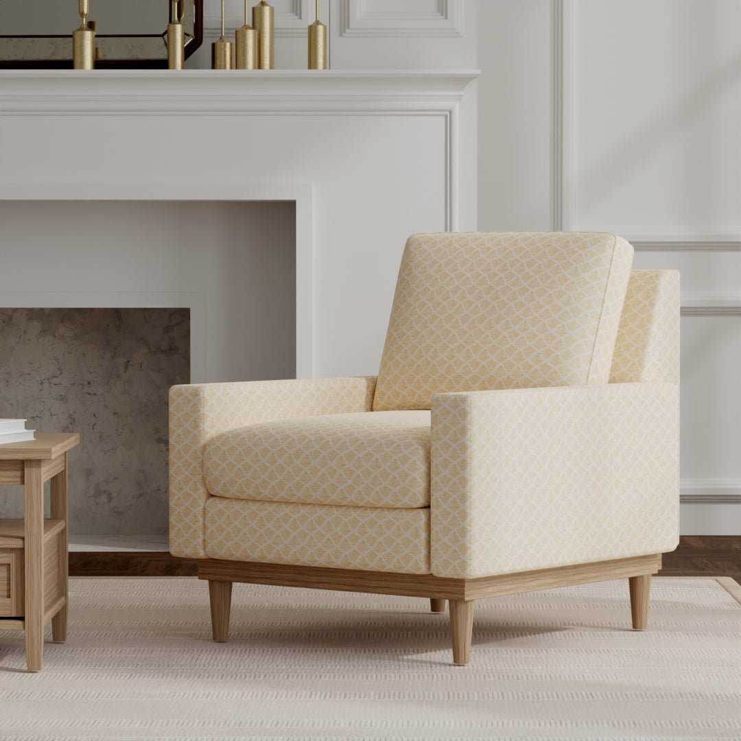 Woodruff Cornsilk - Folio Fabrics