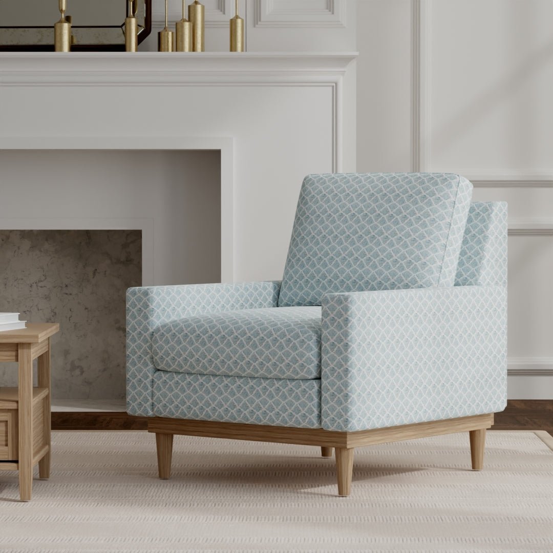 Woodruff Teal - Folio Fabrics