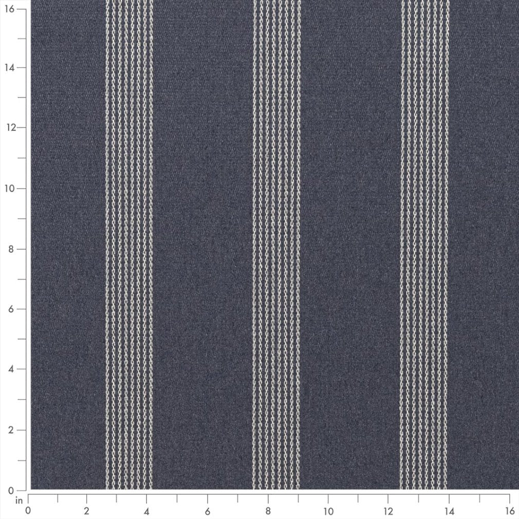 Adam Navy - Folio Fabrics
