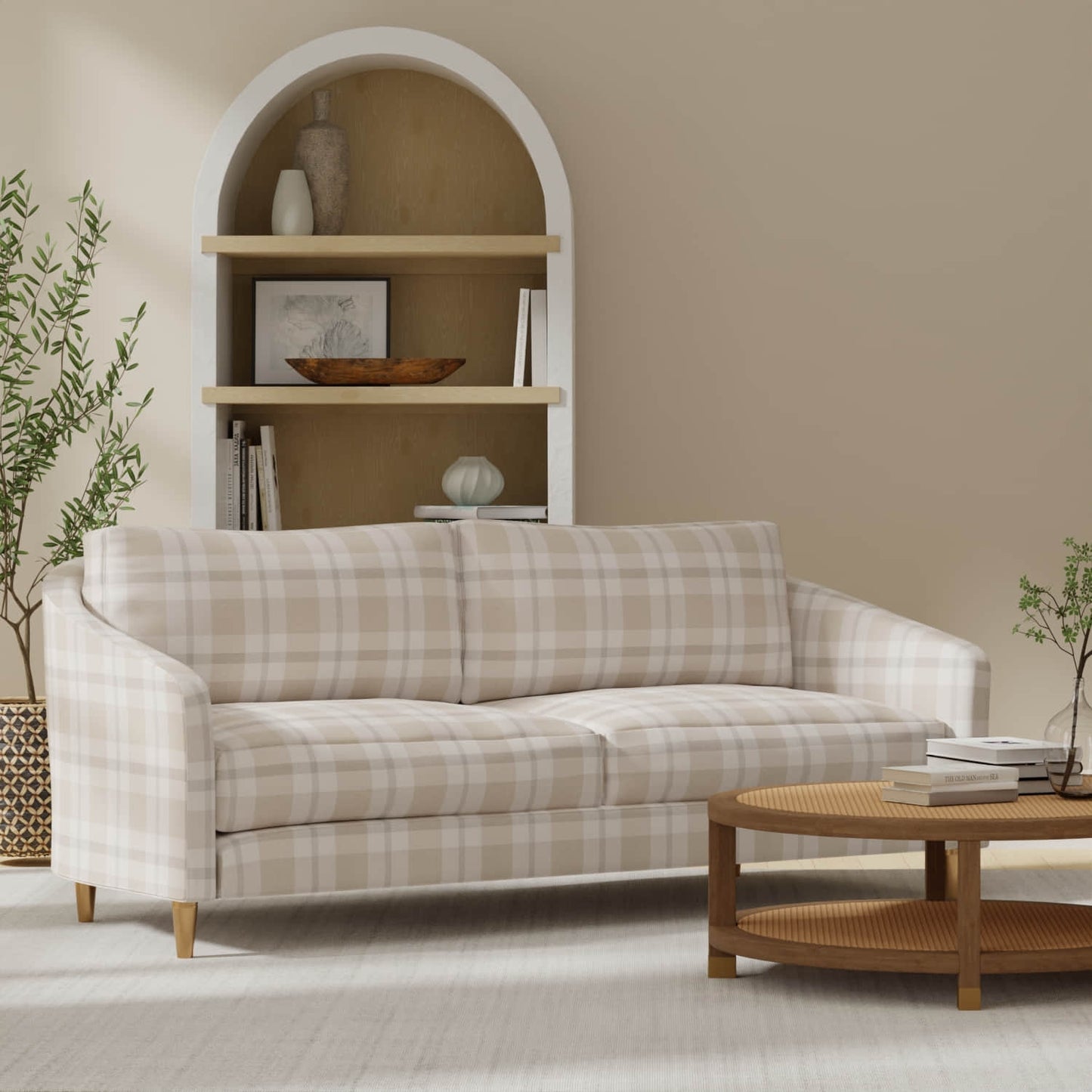 Aimes Beige - Folio Fabrics