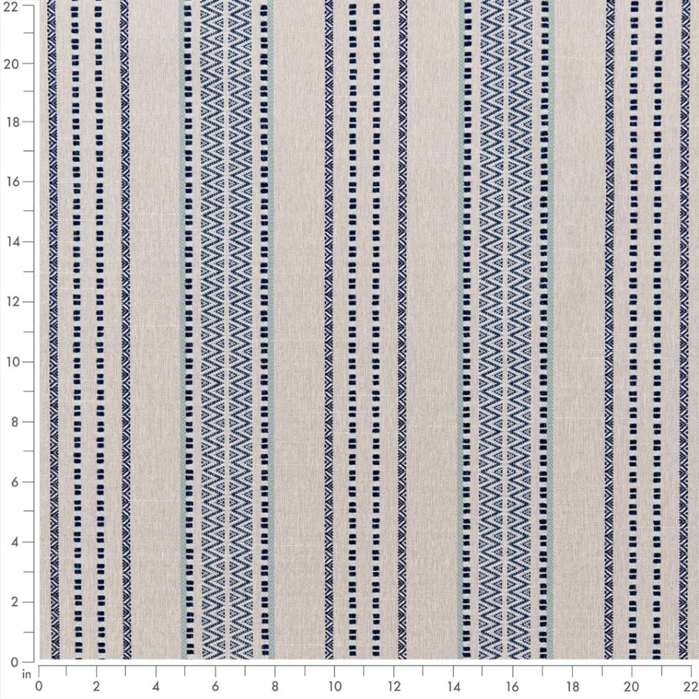 Alfred Bluebell - Folio Fabrics