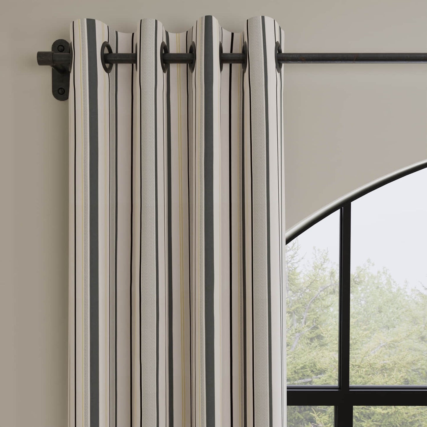 Antigua Platinum made up on drapery