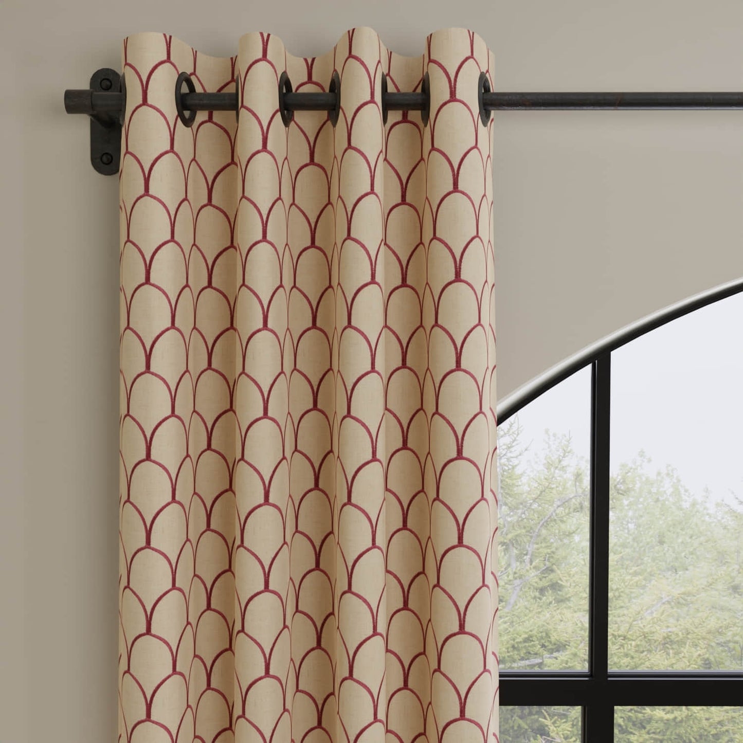 Ayden Berry made up on drapery