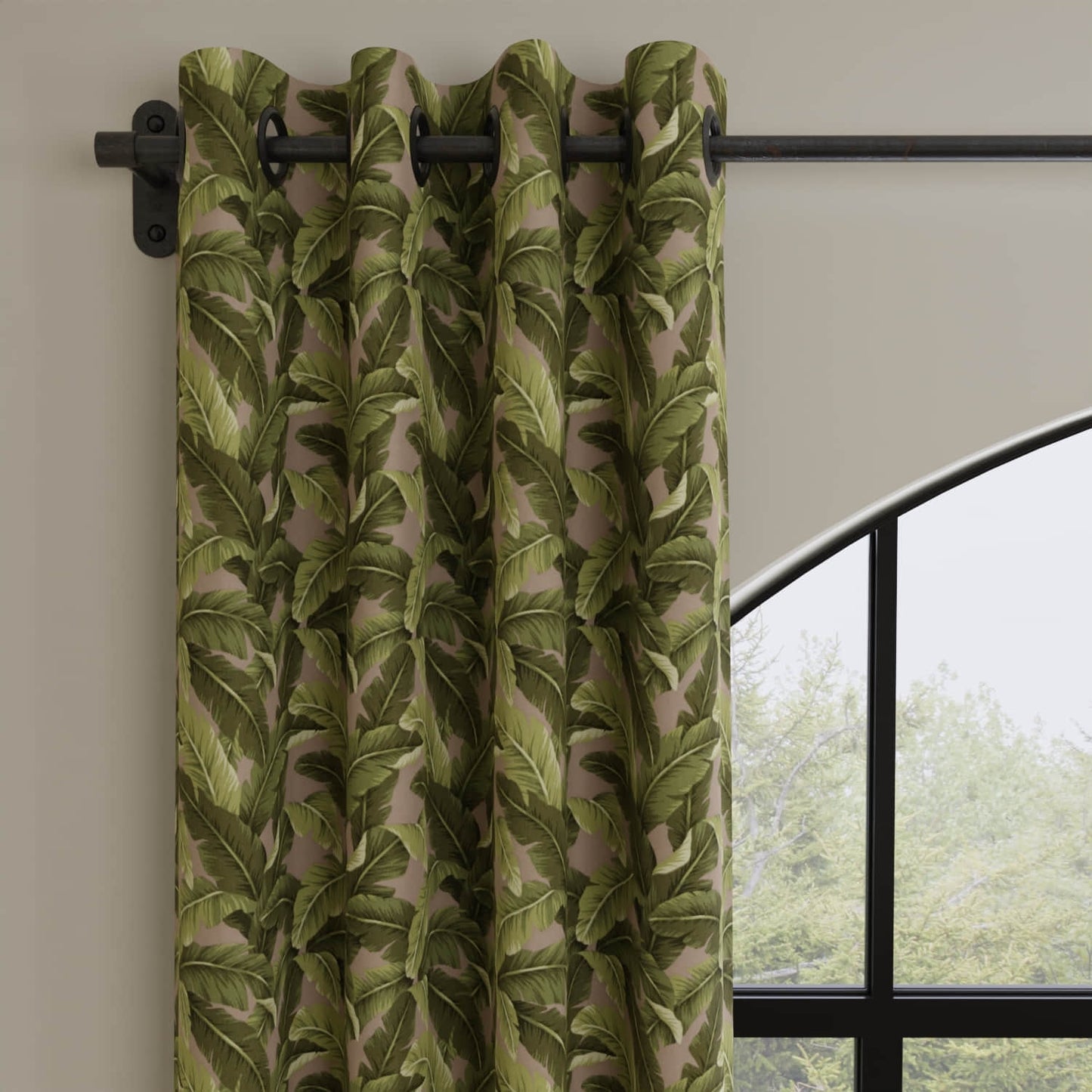 Barbados Fawn made up on drapery